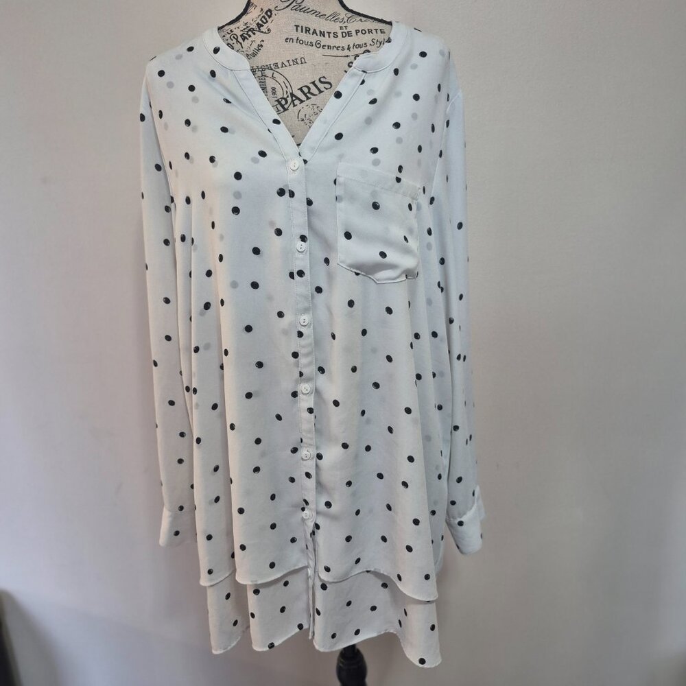 3/$25 Polka Dot Blouse/Tunic